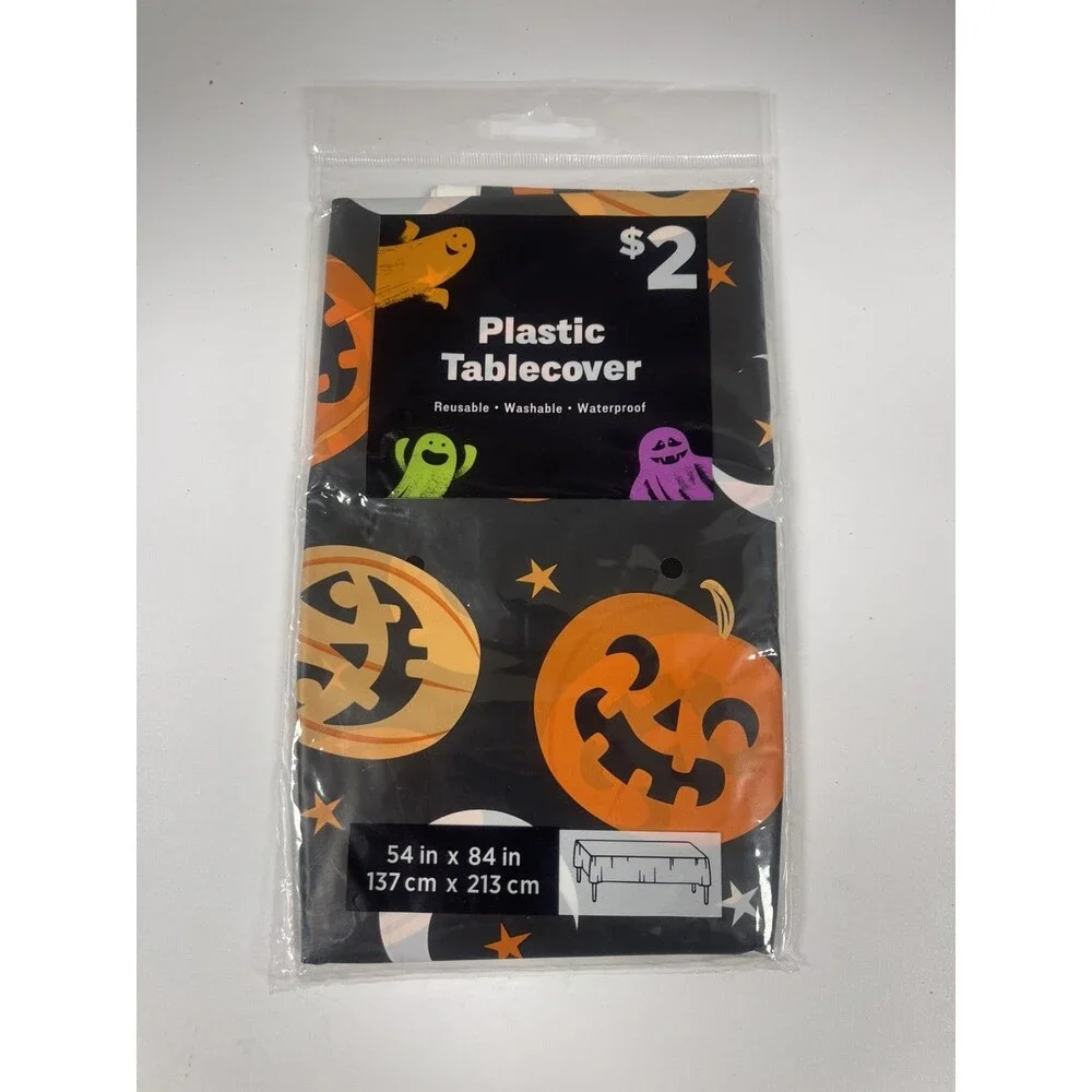 Halloween party supplies Plates, Cups, Napkins And decorations Party Of 8 #314